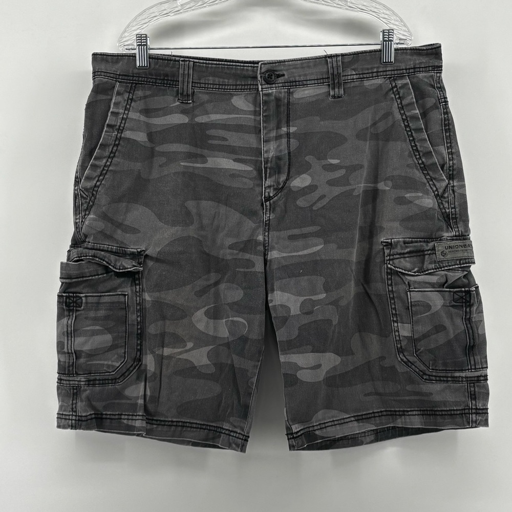 UnionBay Mens Multicolor Camoflauge Utility Cargo Shorts‎ Size 40